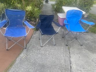 3 Foldable Beac/ Camping Chair