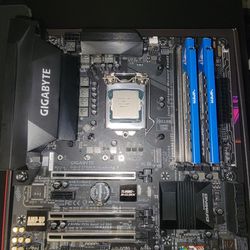 Motherboard, CPU, RAM Combo 