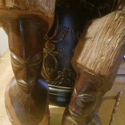 African Wood Statues