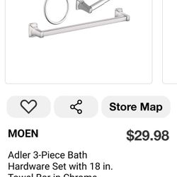 Moen 3pc Bath Accessory Kit 