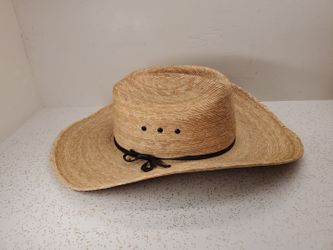 Justin Straw Cowboy Hat Size US 7 1/8