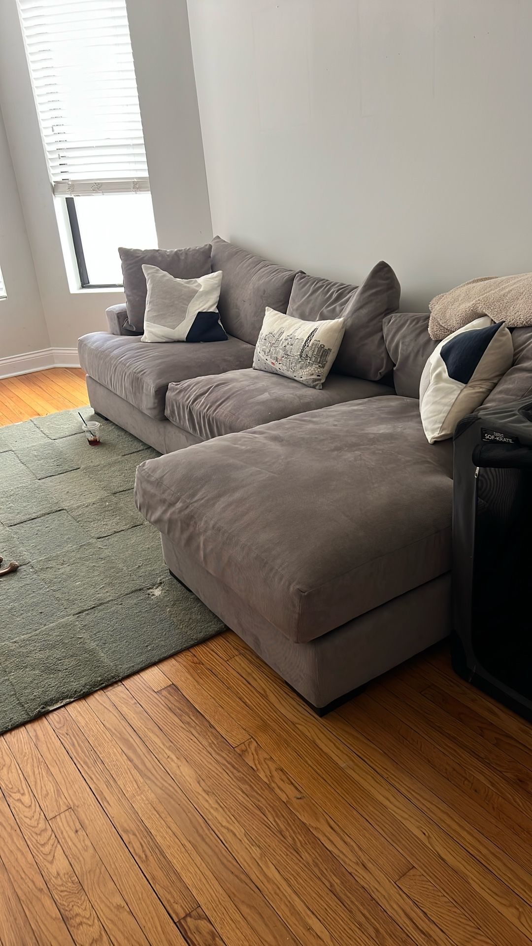 Grey Sectional Couch!