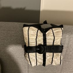 Bebe gathered panels halterneck silk top