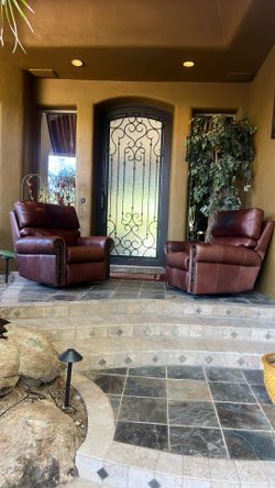 2 Carlton Leather Recliner, Very Working Condition Nice And Clean