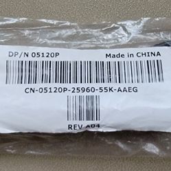 Genuine Dell 6-Ft Standard 3-Prong Power Cable DP/N 05120P