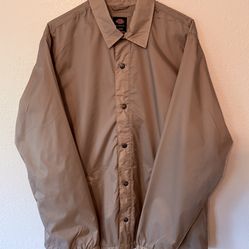 Dickies Men’s Skateboarding Coaches Nylon Water Repellent Jacket Size Large NWT