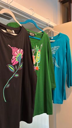 Bob Mackie Wearable Art - 3 Tops - Size 2X