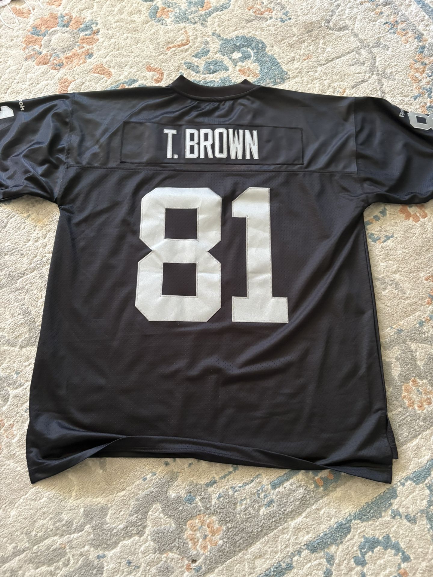 Tim Brown #81 Raiders Jersey Size XL 