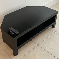 IKEA Lack Corner TV Stand (Black-Brown/Dark Wood)