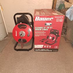 Bauer Drain Cleaning Drum Machine