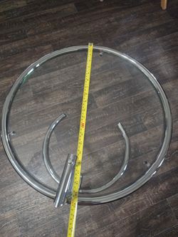 Mesitas modernas plateadas con cristal