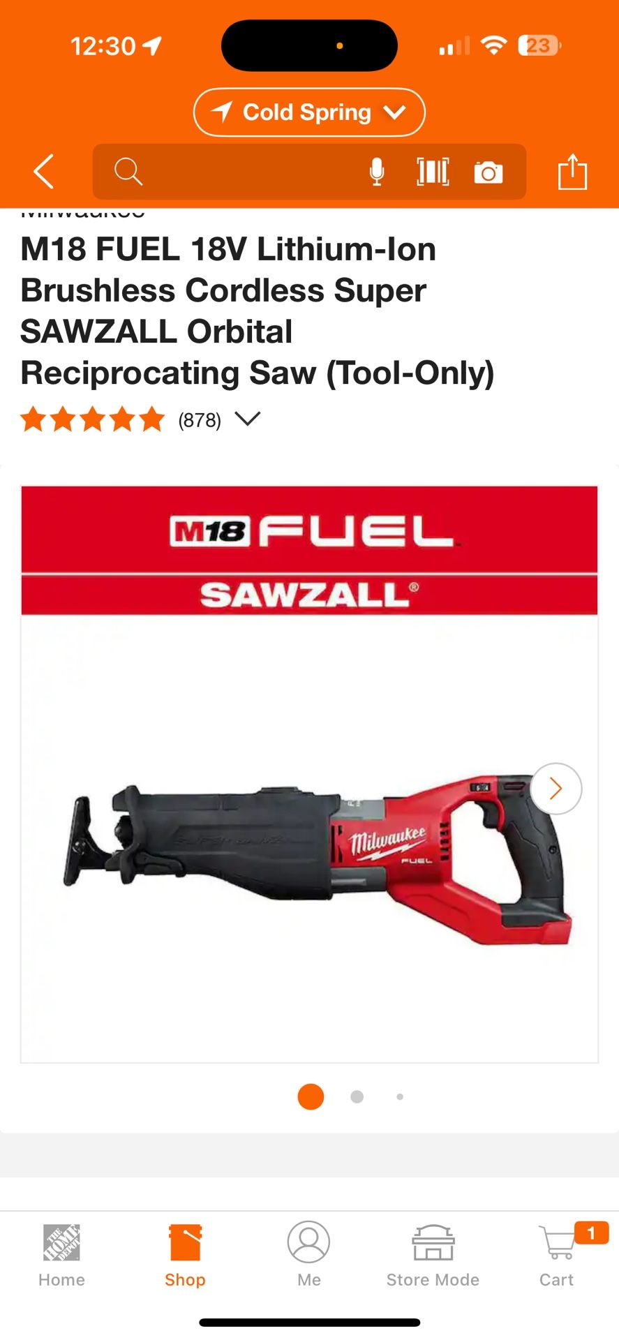 M18 Milwaukee Sawzall