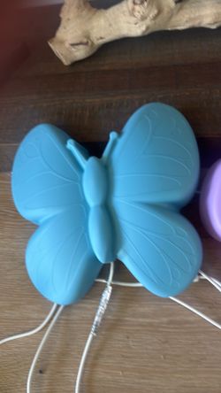 IKEA butterfly and flower night light