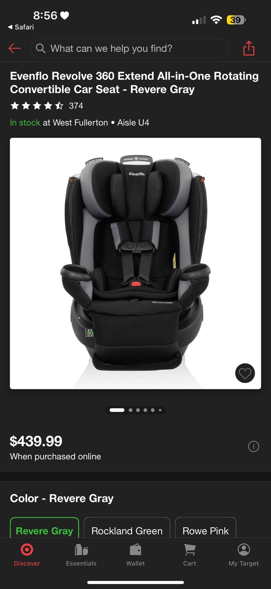 Brand New Car Seat