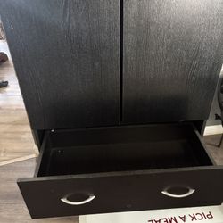 Black dresser