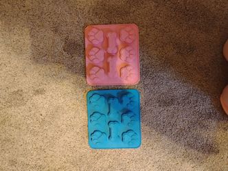 Two-piece rubber dog treat making