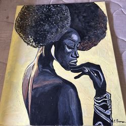 african goddess painting 