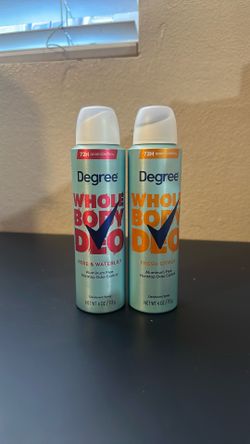 Degree Whole Body Deodorant Spray Rose And Water lily 