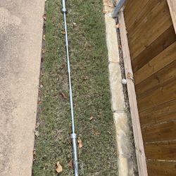 7 Foot Olympic bar with clamps