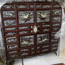 Vintage Antique Cabinet From Korea