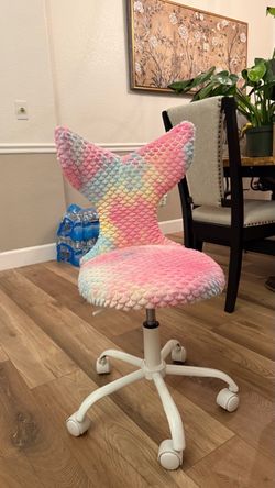 Mermaid Tail Kids Desk Chair