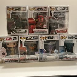 Lot of Funko Pop Star Wars Figures