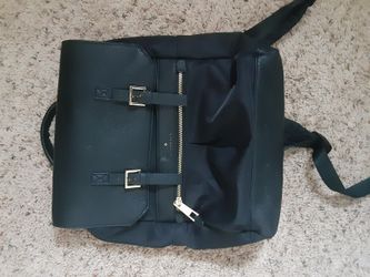 Black backpack purse/ diaper bag