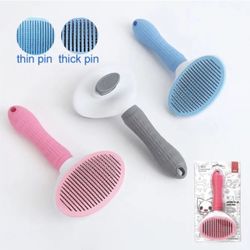 Cat and Dog Hair Brush for Shedding,Brush for Short and Long Haired. BLUE