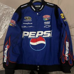 Pepsi JH Design Jeff Gordon Nascar Jacket L
