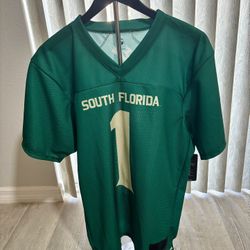 USF Bulls green Football Jersey from Prosphere! Size medium 