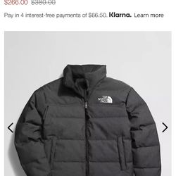 New TNF jacket 