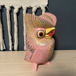 Wooden Owl Decor