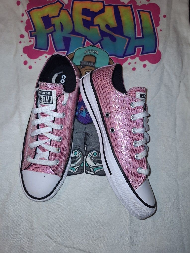 Converse All Star Low "Glitter Pink"