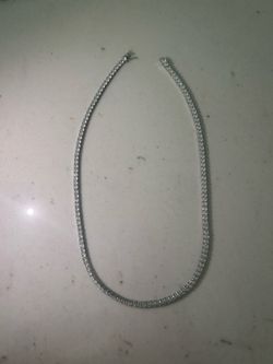 Moissanite tennis chain