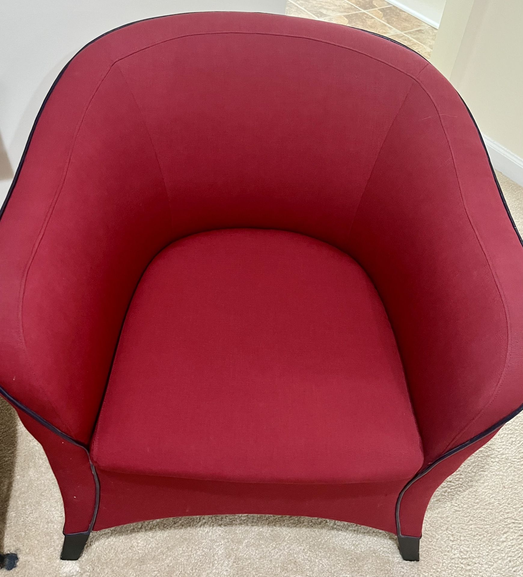 🌟 Keilhauer Mid-Century Modern Style Pair of Upholstered Lounge Chairs 🌟