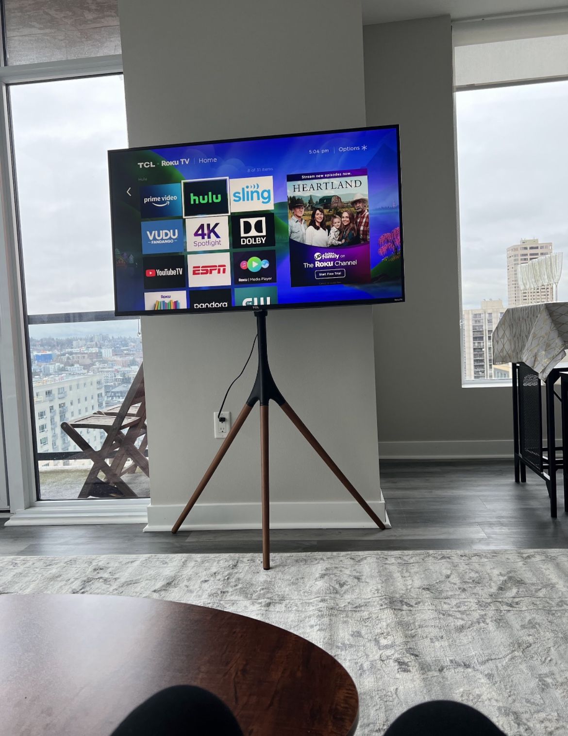 2018 TCL 49 CLASS 5 SERIES 4K UHD DOLBY VISION HDR ROKU SMART TV 49S517