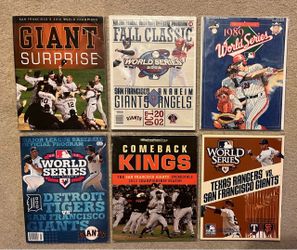 SF Giants World Series programs & books