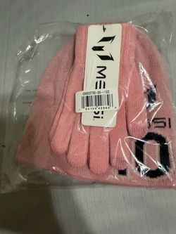 Messi beanie and gloves