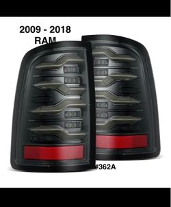 2009 To 2018 Dodge Ram 1500 / 2500 / 3500 Animation Start Up Taillights