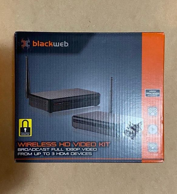 Black web wireless HD Video Kit