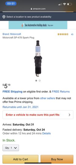 Motorcraft SP-478 Spark Plug