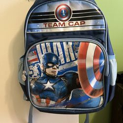 Kids School Back Pack Captain America 