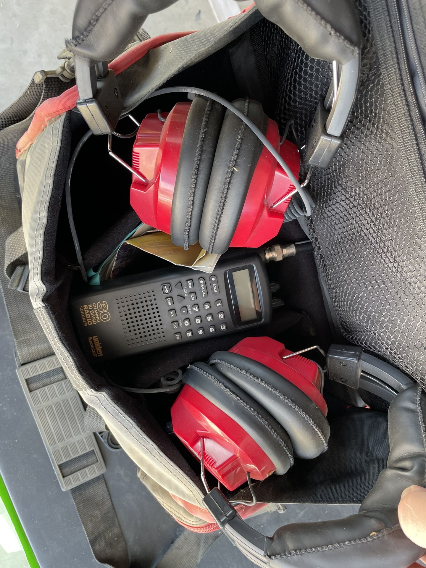 Nascar Radio Scanner Headphone Set 