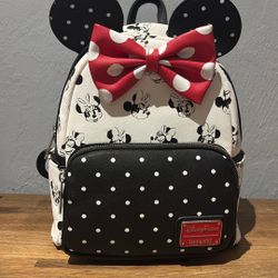 Walt Disney World Disney Minnie Mouse Polka Dot Mini Backpack