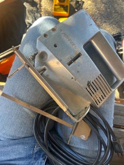 Vintage Montgomery Ward Powr-Kraft Model TPC-8993A Sabre Jig Saw Aluminum