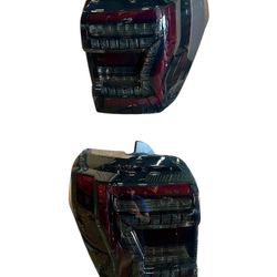 For 10-23 Toyota 4Runner Tail Lights Smoke LED 