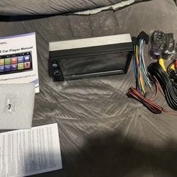 7 Inch Double Din Bluetooth Radio Touchscreen 