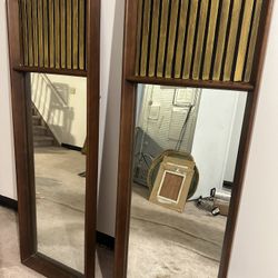 Set Of Antique Mirror Size 54”x18”