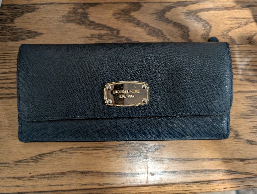 Michael Kors Slim Profile Leather Wallet