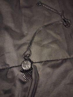 Stainless Steel Black Necklace Pendant Set 